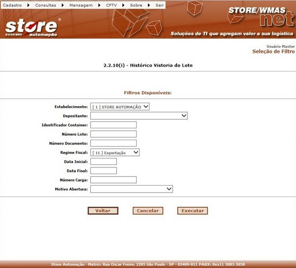 2.2.10(I) - HISTÓRICO VISTORIA DO LOTE